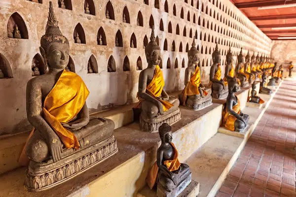 Laos - Tempel, Trekking, Traditionen